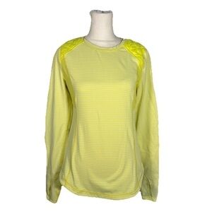 Lululemon-RUN: Ice Queen Long Sleeve Yellow Size 6